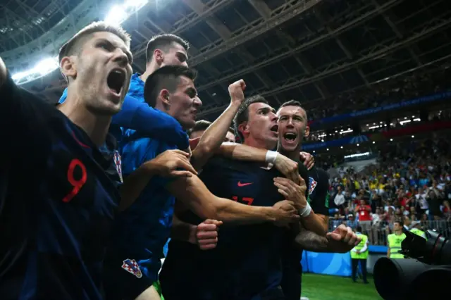 Croacia no sintió el desgaste de haber disputado tres prórrogas para clasificar a la primera final de su historia.