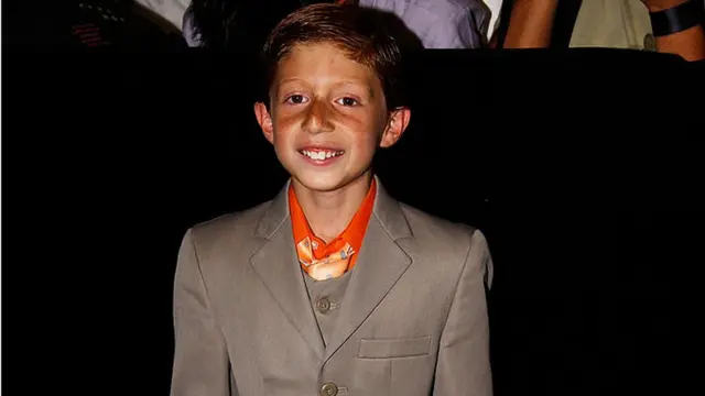Octavio Ocaña cuando era niño.