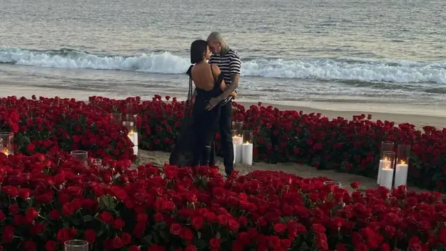Kourtney and Travis