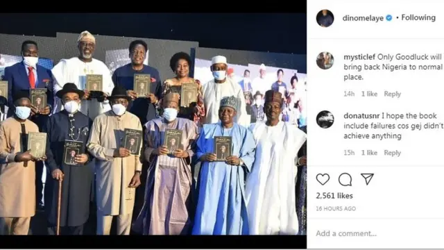 Awọn eekan Naijiria pẹlu aarẹ Jonathan