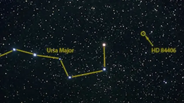 Карта со звездой