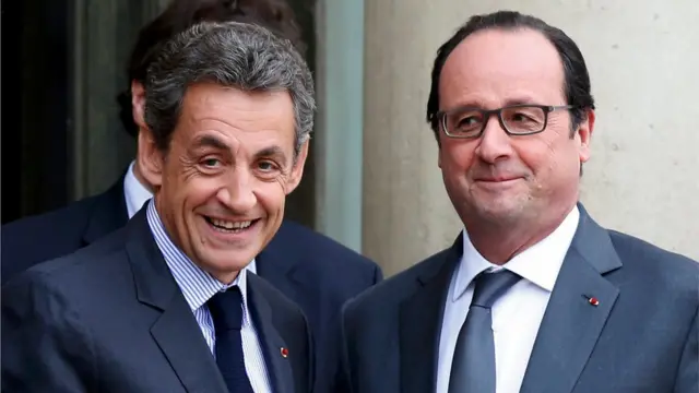 Nicolas Sarkozy ve François Hollande