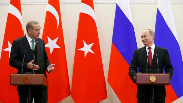 Erdoğan ve Putin'in basın toplantısı