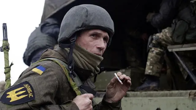 Украинский солдат