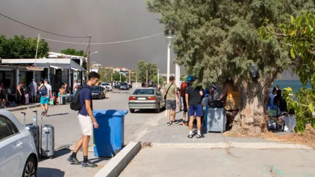 Incendios forestales en Rodas