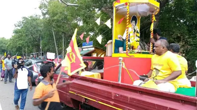 Thileepan memorial attacked by mob