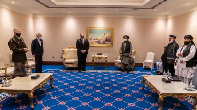 طالبان گفته که آنان خواستار خروج اعضایش از فهرست سیاه سازمان ملل شدند