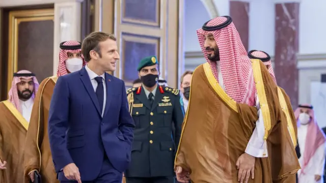 مکرون در عربستان