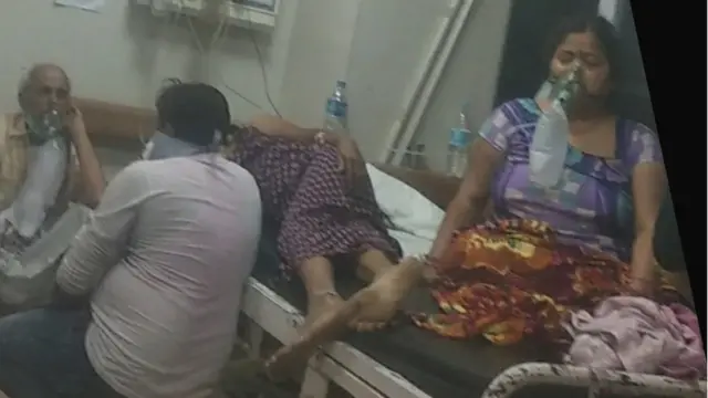 कानपुर के हैलट अस्पताल में मरीज़