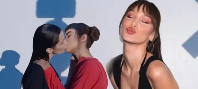 عارضة الأزياء بيلا حديد وليل ميكويلا