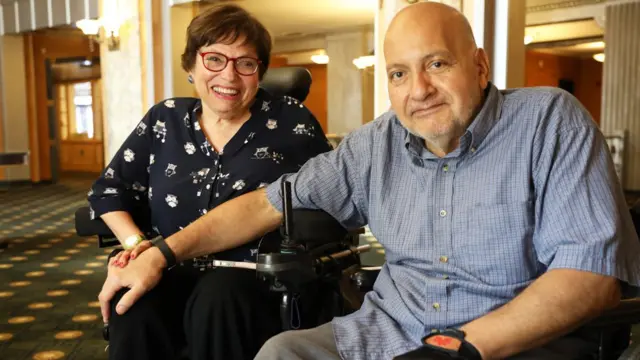 Judy and her Husband Jorge in 2018