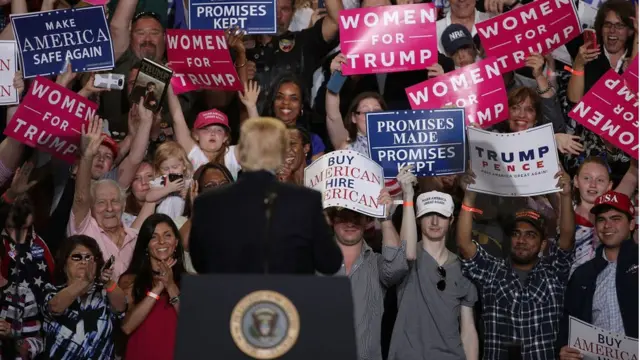 трамп, мітинг