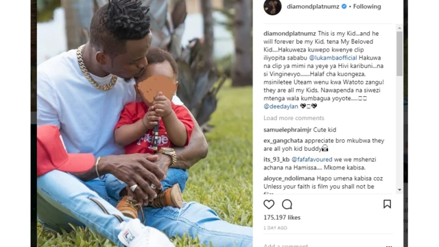 Diamond na mwanawe Daylan