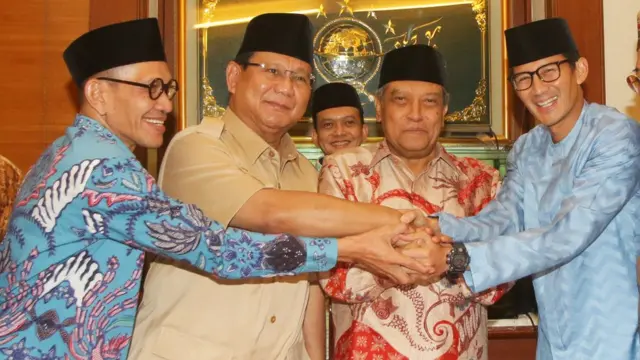 Prabowo Subianto dan Sandiaga Uno