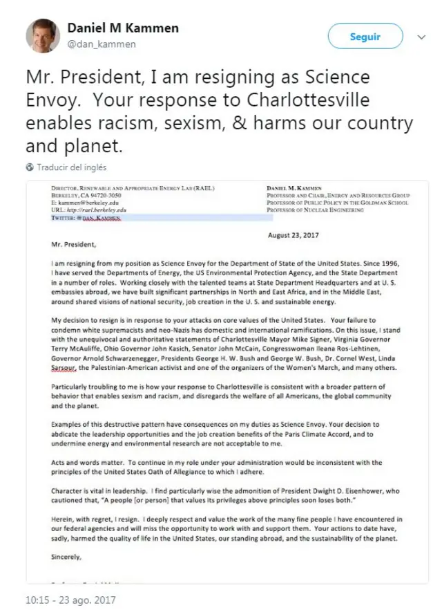 Tuit de Daniel Kammen