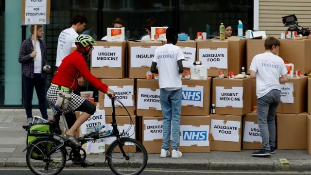 Акція протесту проти брекзиту без угоди