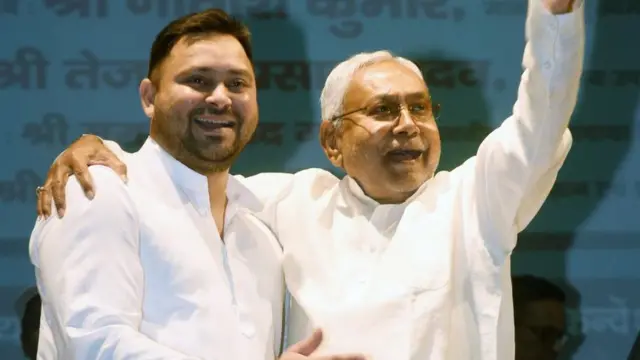 नीतीश और तेजस्वी