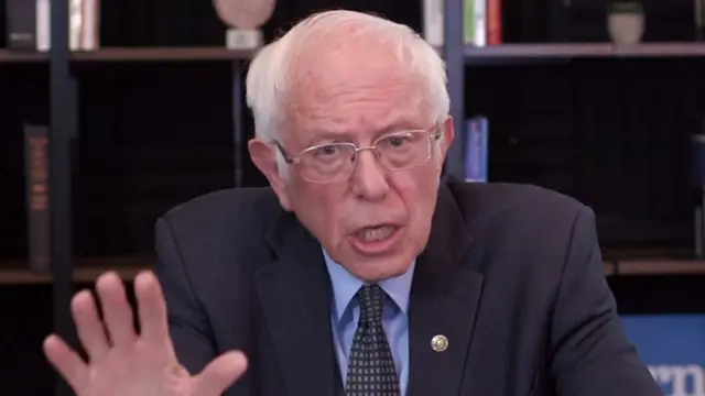 ساندرز لم يعلّق على مستقبل حملته الانتخابية عقب الإعلان عن النتائج