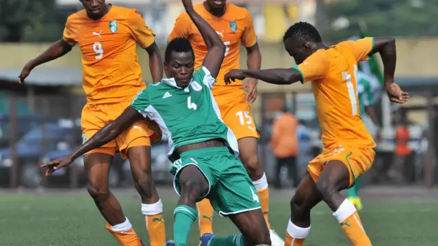 Match entre la Côte d'Ivoire et le Nigéria au Chan 2014