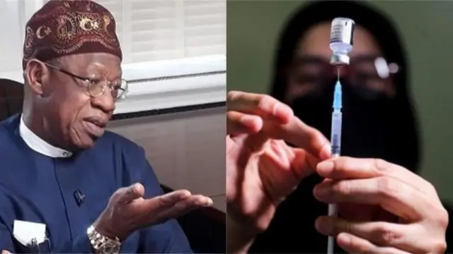 Lai Mohammed ati aworan eeyan kan pẹlu Abẹrẹ
