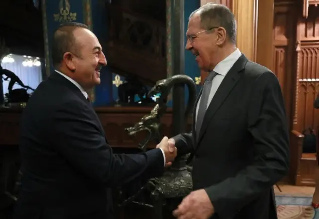Dışişleri Bakanı Mevlüt Çavuşoğlu ve Rusya Dışişleri Bakanı Sergey Lavrov