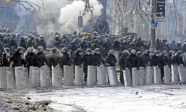 "Беркут" на ул. Грушевского