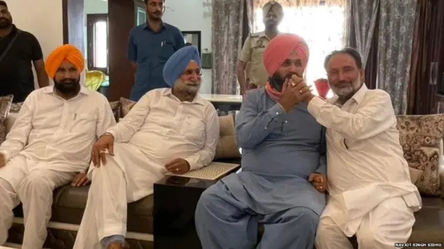 ਨਵਜੋਤ ਸਿੰਘ ਸਿੱਧੂ ਮਦਨ ਨਾਲ ਜਲਾਲਪੁਰ ਨਾਲ ਮੁਲਾਕਾਤ ਕਰਨ ਉਨ੍ਹਾਂ ਦੇ ਘਰ ਗਏ ਸਨ