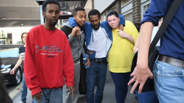 London, Inggris, Kensington, kebakaran