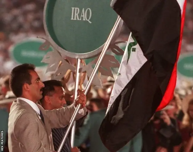 राएद अहमद, सद्दाम हुसेन, इराक, ऑलिम्पिक