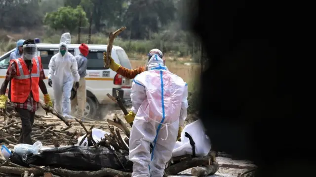 Un crématorium à Lucknow