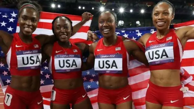 Parte da equipepoker bonusatletismo dos EUA na Olimpíadapoker bonusLondres