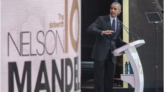 L'ancien président américain Barack Obama en Afrique du Sud pour le centenaire de Madiba