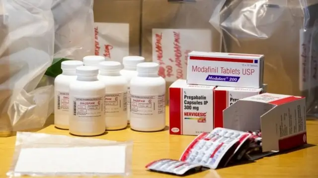 Medicamentos incautados en la Operación Pangea