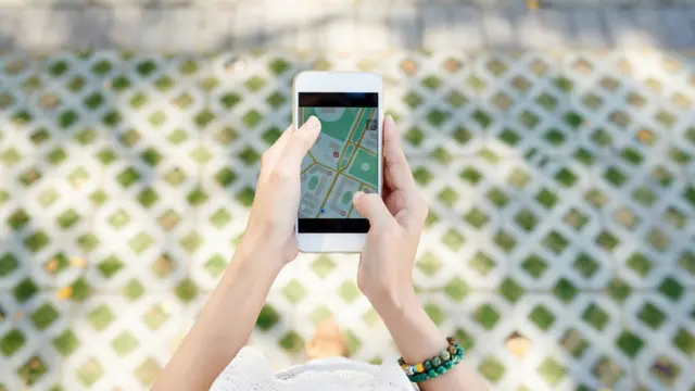 usar mapa en el celular