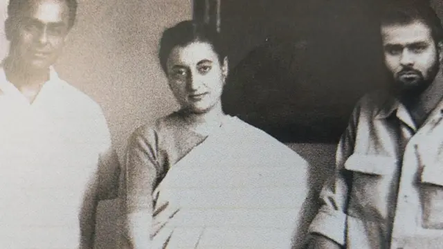 इंदिरा गांधी का तैल चित्र