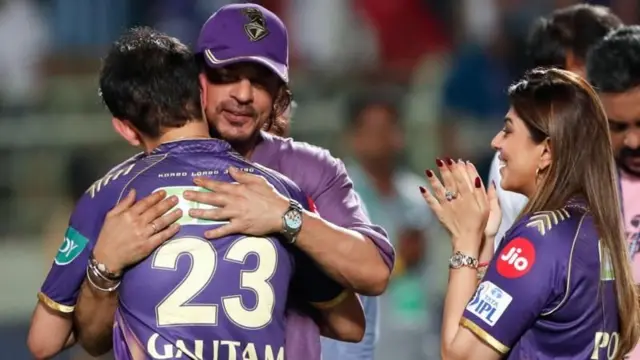 ગૌતમ ગંભીર અને શાહરુખ ખાન 