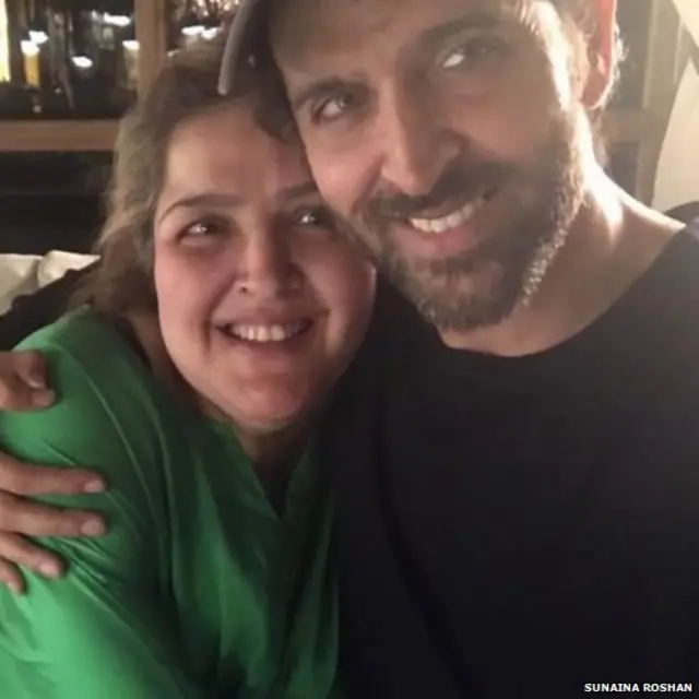 सुनैना रोशन और ऋतिक रोशन