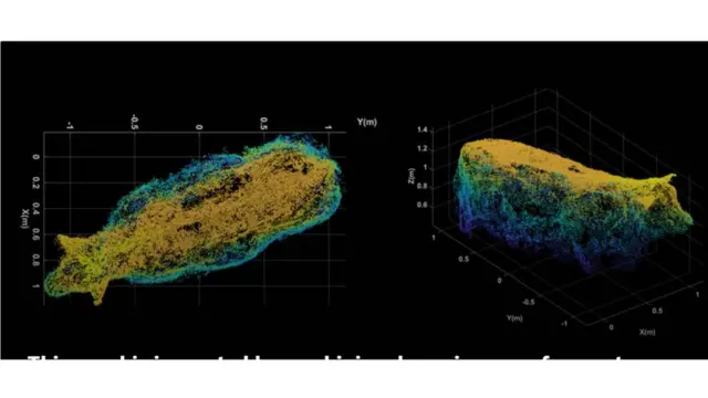 جرى إنشاء هذا الرسم من خلال دمج عدة صور التقطتها طائرة بدون طيار