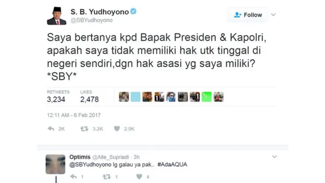 SBY twitter