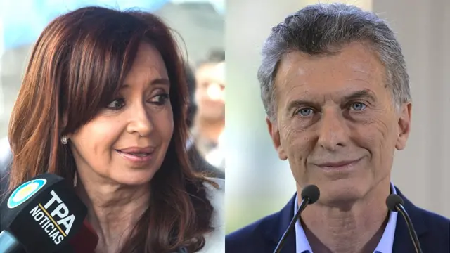 Cristina Kirchner y Mauricio Macri