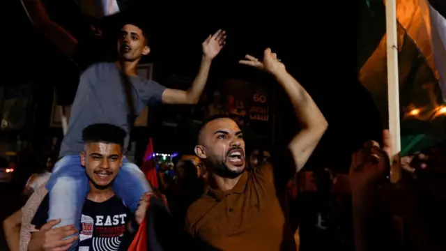 प्यालेस्टाइनमा खुशीयाली