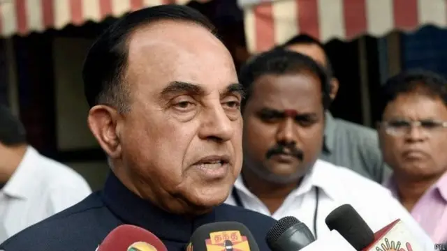 सुब्रह्मण्यम स्वामी