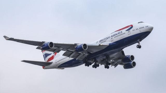 暴風雨「キアラ」が追い風に BA機が大西洋横断の最短記録 - BBCニュース