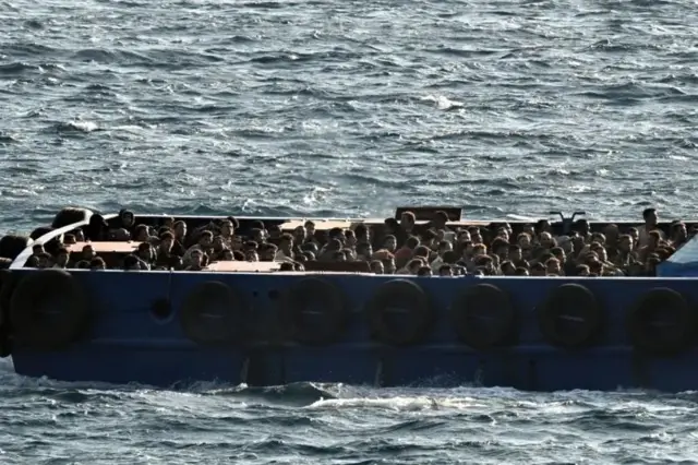 Muhaajiriin la soo badbaadiyay