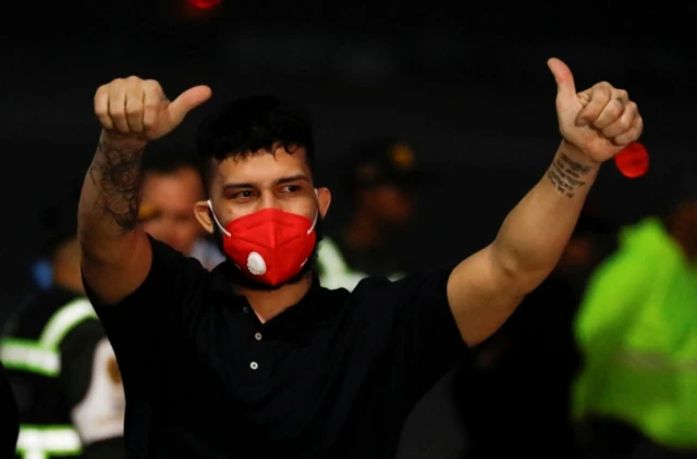 Uno de los migrantes que regresó a Venezuela.