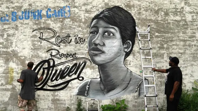 壁画上的弗兰克林