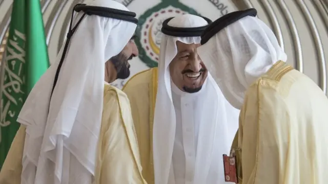 پادشاه عربستان و حاکم دوبی