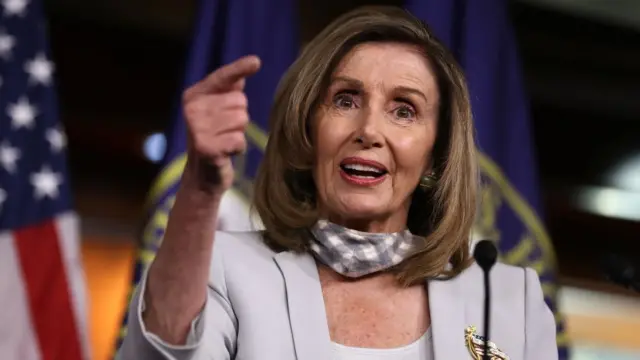 Nancy Pelosi, presidenta de la Cámara de Representantes de EE.UU.