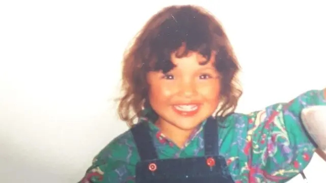 Mariela dans son enfance