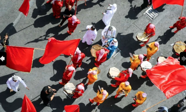 عزاداران در گلوبندک تهران